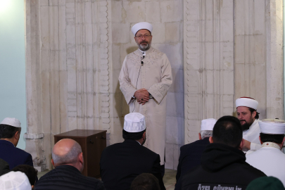 Diyanet İşleri Başkanı Erbaş’ın Kelime-i Şehadet’i yanlış okuduğu iddiasına yalanlama