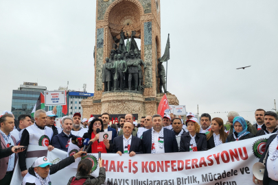 HAK-İŞ Taksim'de