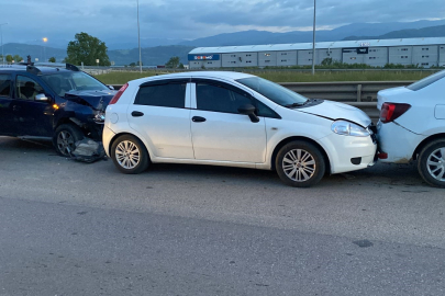 Bursa’da zincirleme kaza: 3 yaralı