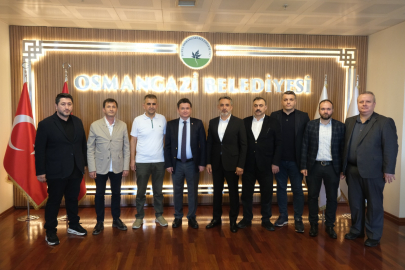 MÜSİAD Bursa’dan Erkan Aydın’a kutlama ziyareti