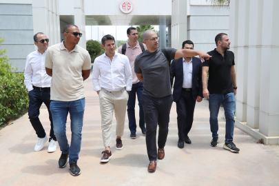  Alex de Souza Antalyaspor tesislerinde...