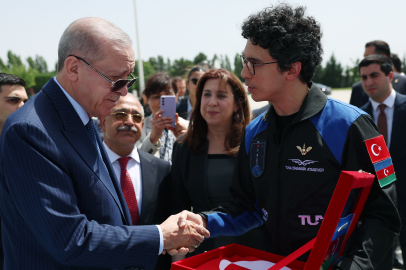 Cumhurbaşkanı Erdoğan, astronot Atasever'i kabul etti