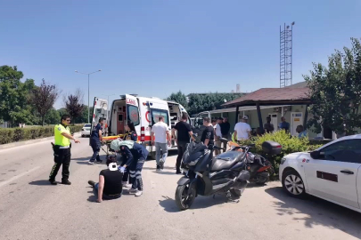 Bursa'da motosikletler kafa kafaya çarpıştı