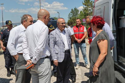 Kumsaz’da mobil göç denetimi