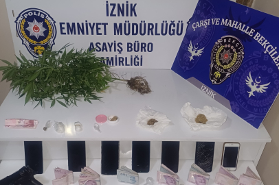 İznik'te uyuşturucu operasyonu: 7 gözaltı