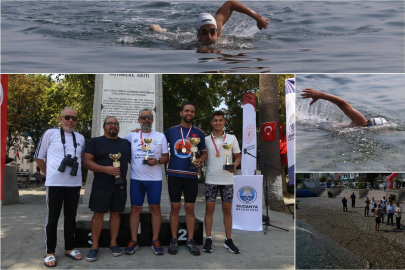 Armutlu'dan Mudanya'ya yüzme maratonu