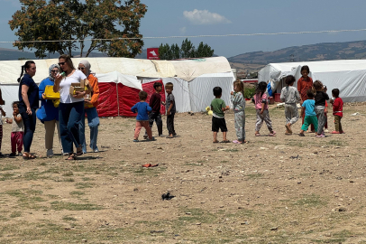 Çadırlarda yaşayan çocukların eğitimi için harekete geçildi