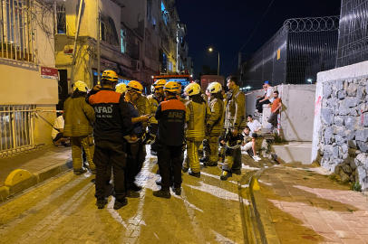 4'üncü katın tabanı çöktü, bir kişi 3'üncü kata düştü