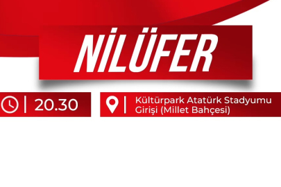 Bursa'da Nilüfer ile 'Zafer' coşkusu