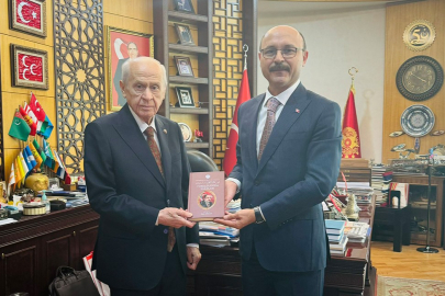 Türk Eğitim-Sen Genel Başkanı Geylan'dan MHP Lideri Bahçeli'ye ziyaret