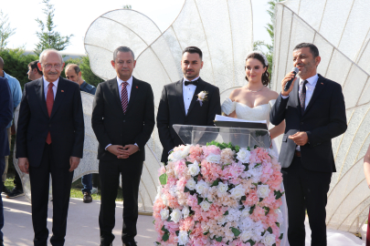 Özel ve Kılıçdaroğlu, TBMM Başkanvekili Karaca'nın oğlunun nikah şahidi oldu