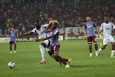 Trabzonspor - Beşiktaş derbisinde kazanan çıkmadı