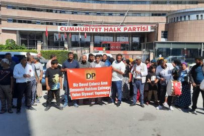 CHP Genel Merkezi önünde davullu, zurnalı eylem