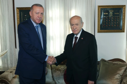 Cumhurbaşkanı Erdoğan ile MHP Lideri Bahçeli görüştü