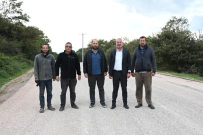 Şahmelek ve Doğla'da yol çalışmaları tamamlandı