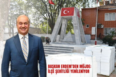 Başkan Erdem’den müjde: İlçe Şehitliği yenileniyor