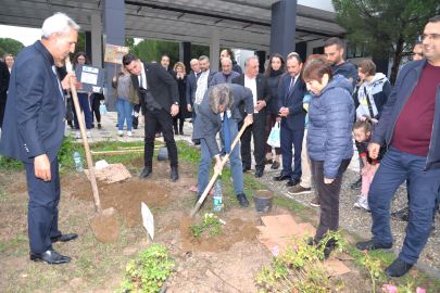 BUÜ’de ağaçlandırma çalışmaları devam ediyor