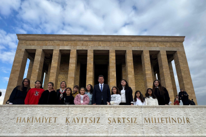 Osmangazili çocuklar Anıtkabir’de