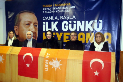 AK Parti Mudanya Kadın Kolları'nda yeni başkan