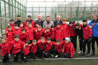 Başkan Aydın'dan genç sporculara ziyaret